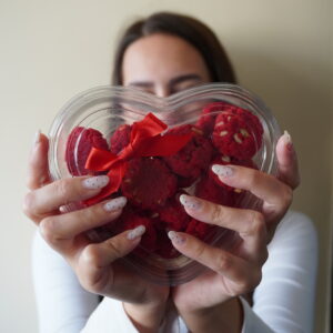 Box San Valentin mini cookies Keto